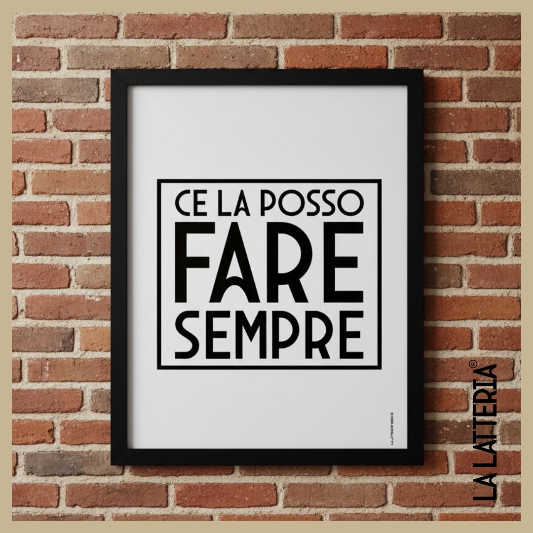 Ce la posso fare sempre