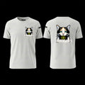 T-shirt Different Class gatto con toppa