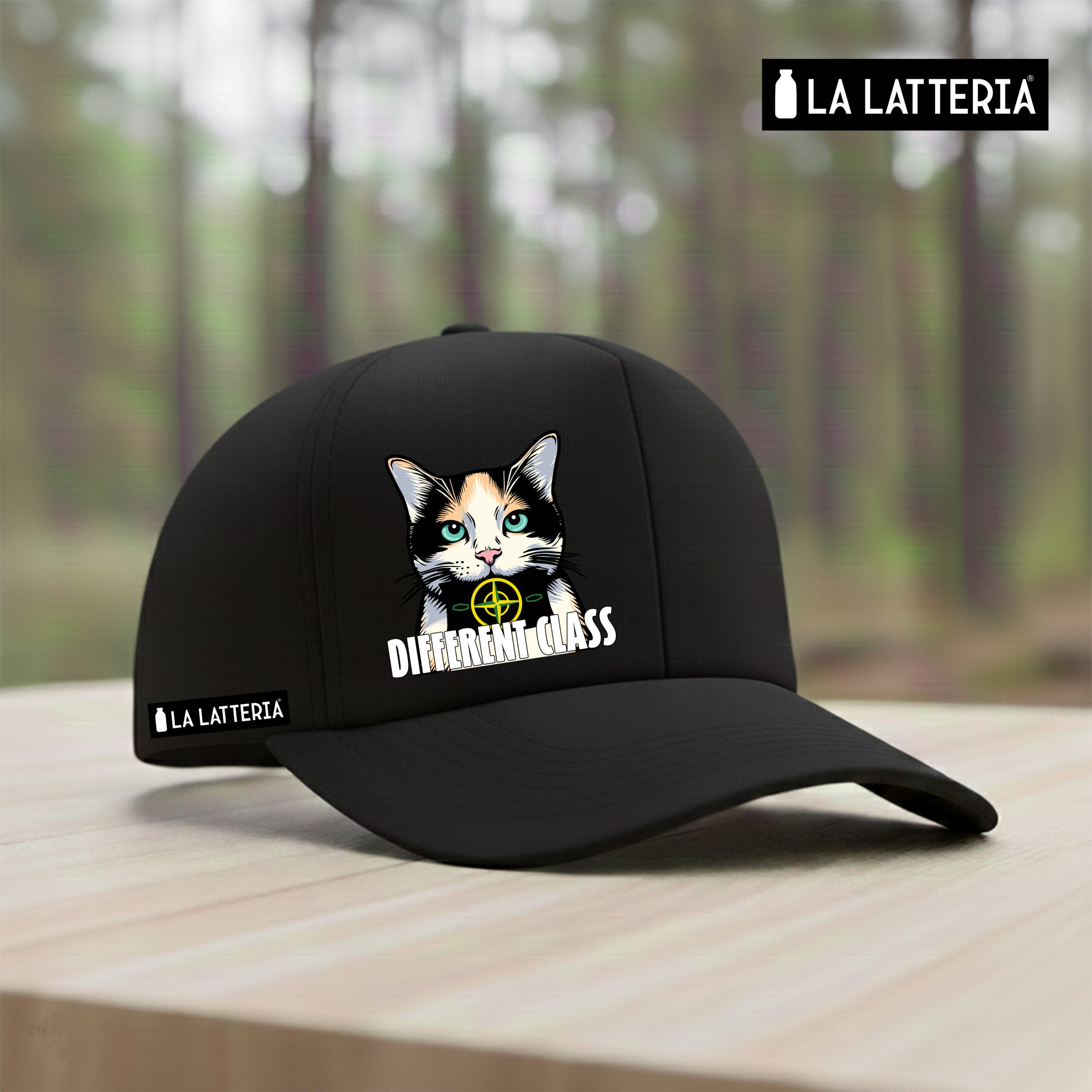 Cappellino Different Class Gatto con Toppa