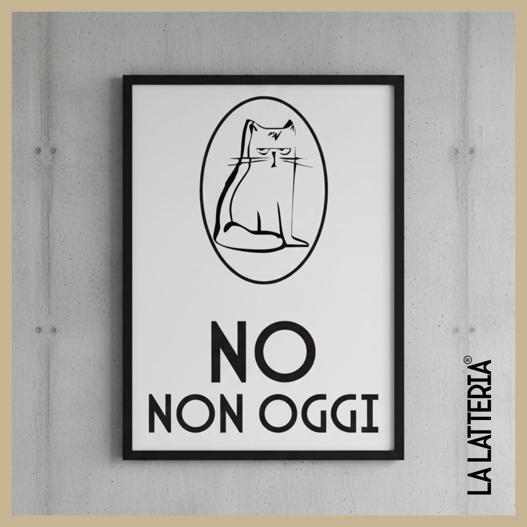 No, non oggi